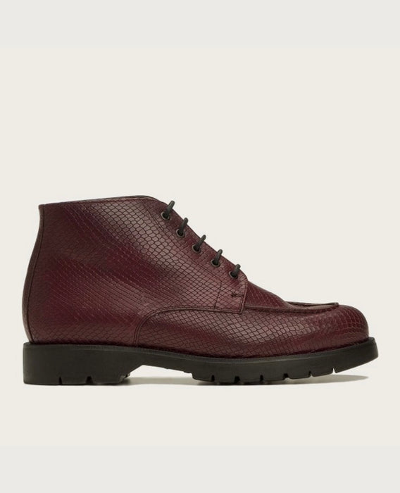 Kleman Oxal Boot in Burgundy Lizard