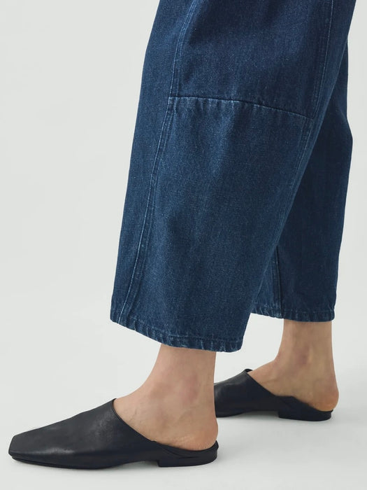 Toast Women Twisted Seam Trousers in Indigo
