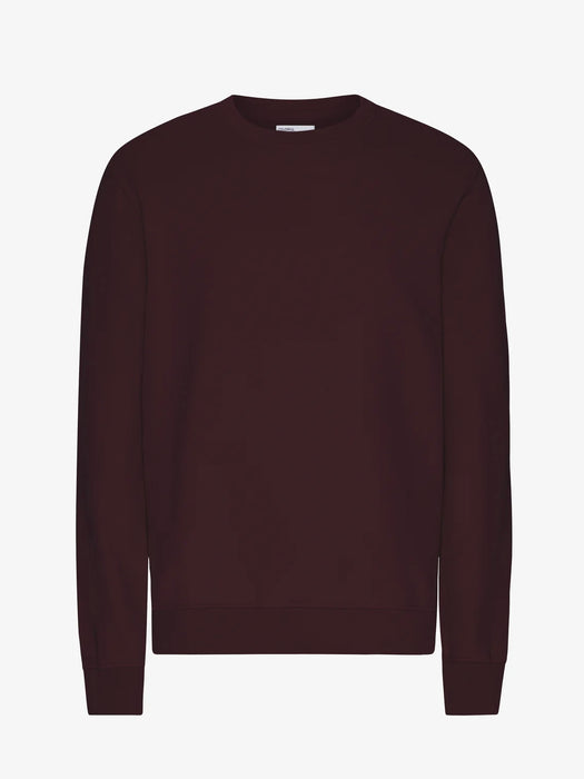 Colorful Standard Classic Crew Sweat in Oxblood Red