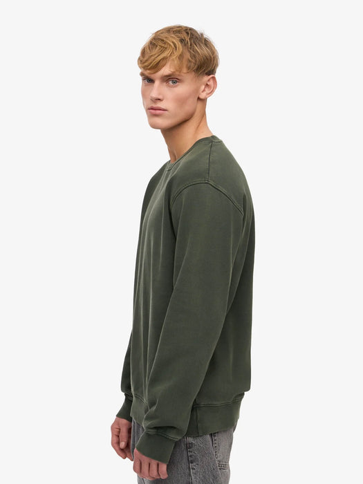 Colorful Standard Classic Crew Sweat in Midnight Forest
