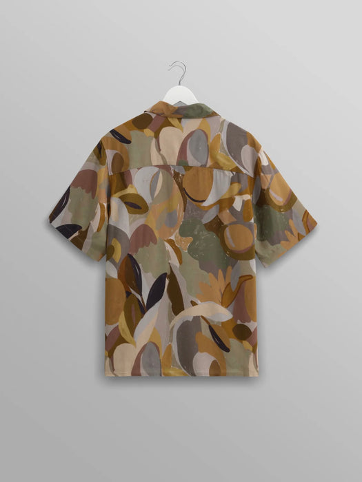 Wax Didcot Shirt in Abstract Meadow