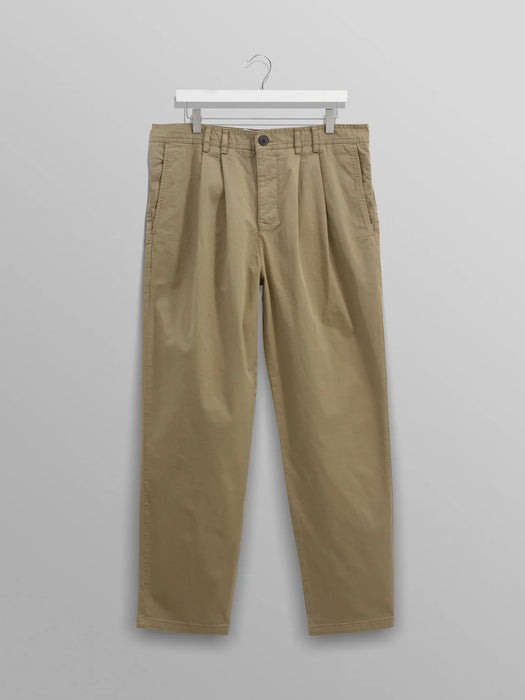 Wax Raleigh Trouser in Khaki Cotton Twill