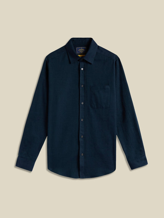 Portuguese Flannel Shirt in Espiga Green