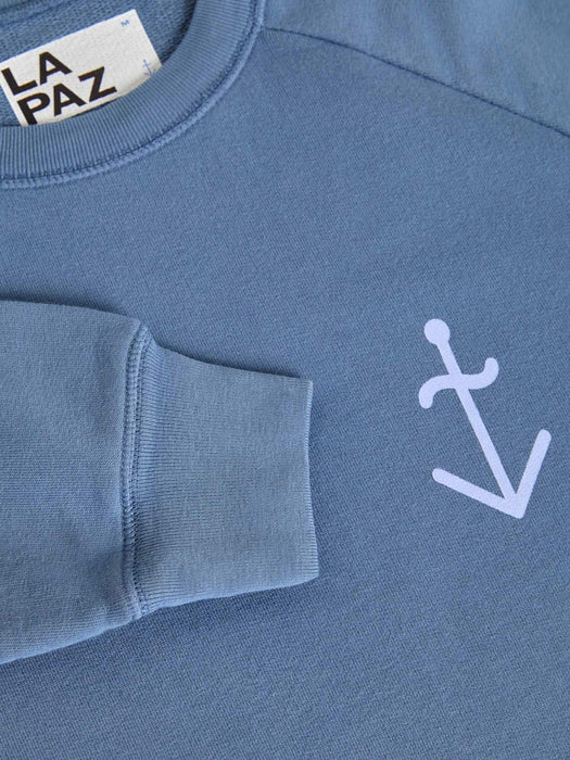 La Paz Cunha Print Sweatshirt in Paz Indigo