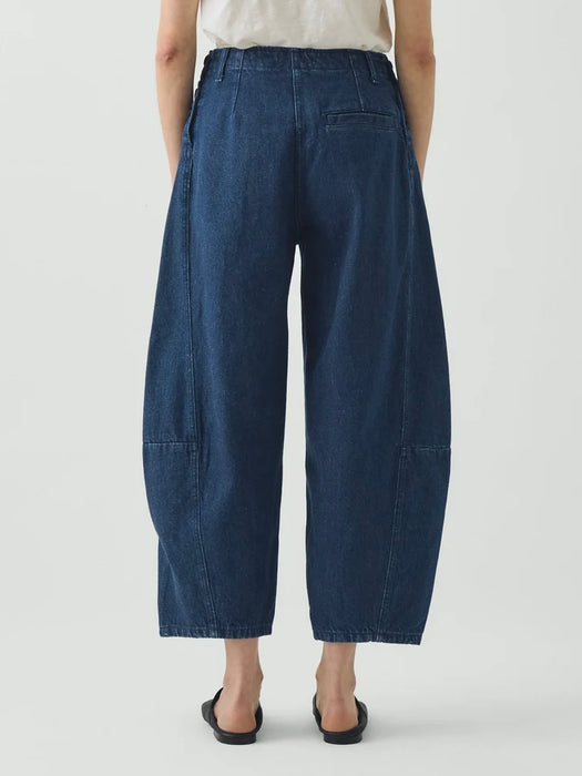 Toast Women Twisted Seam Trousers in Indigo