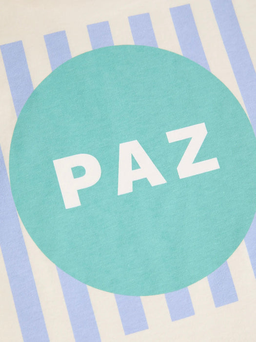La Paz Botelho Print T-Shirt in Paz Ecru / Green