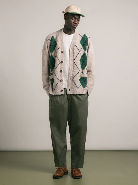 Kestin Clyde Pant in Olive Twill