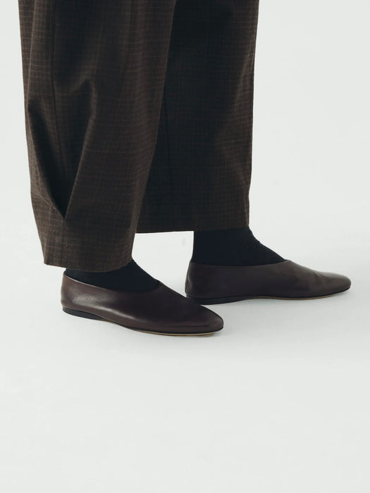 Toast Wide Leg Trousers in Slate Cotton/Wool