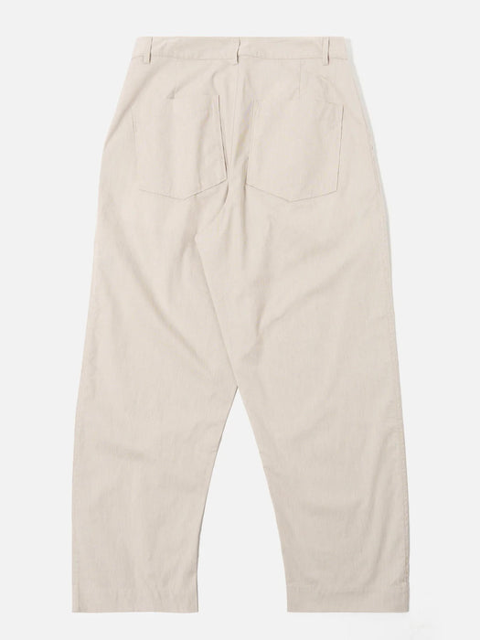 Universal Works Duke Pant in Brown Kennedy Stripe