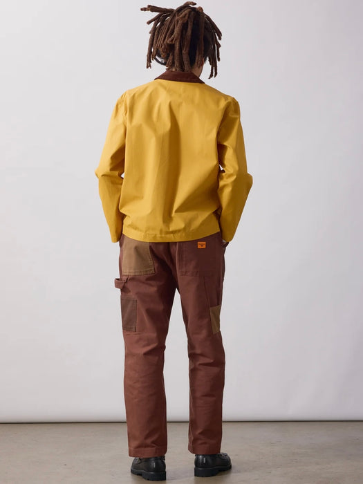 Service Works Waxed Barn Coat in Ochre
