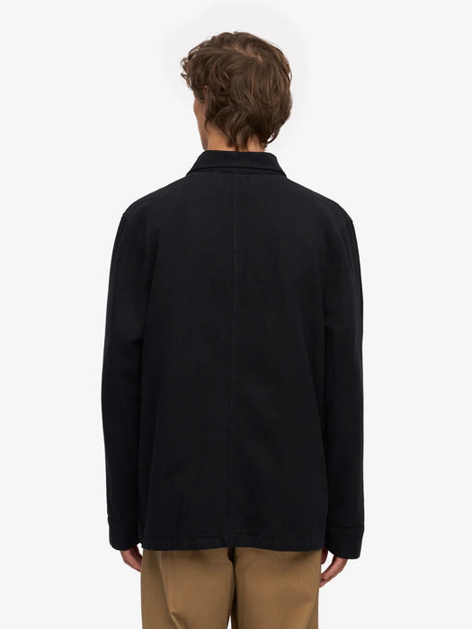 Colorful Standard Organic Workwear Jacket in Deep Black