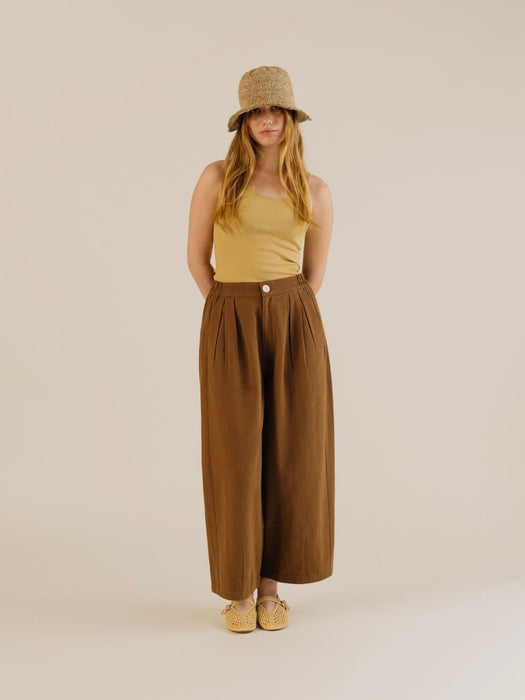 Sideline Leila Trousers in Earth