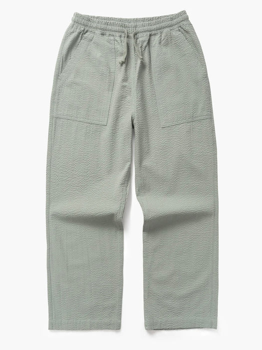 Service Works Chef Pant in Sage Seersucker