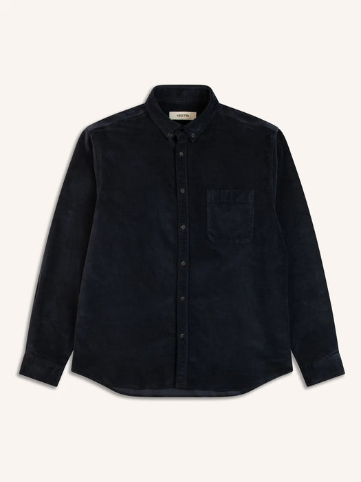 Kestin Raeburn BD Shirt in Dark Navy Moleskin