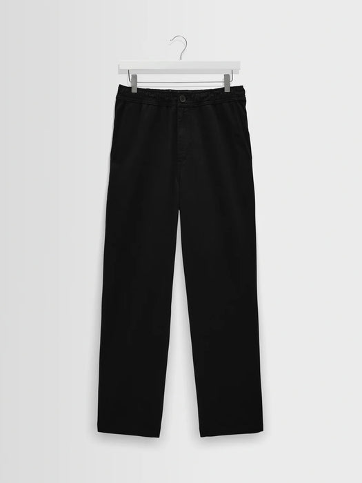 Wax Hyde Trousers in Black Twill