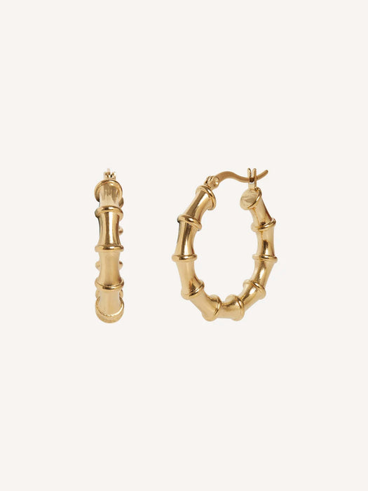 And Danu Swale Hoops in Gold