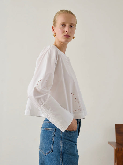 Soeur Hansel Shirt in White