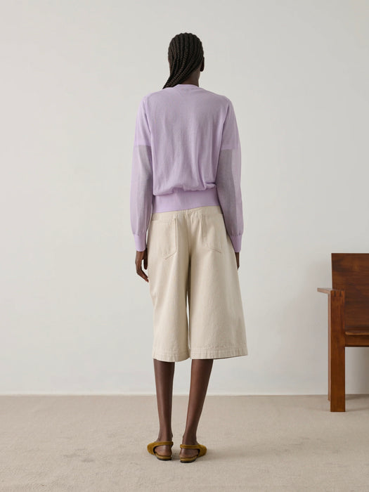 Soeur Francis Shorts in White / Grey