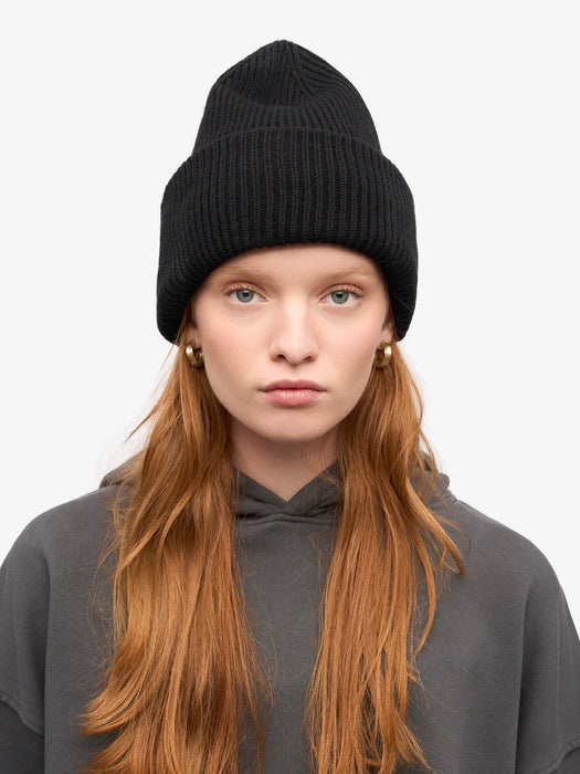 Colorful Standard Merino Wool Hat in Deep Black