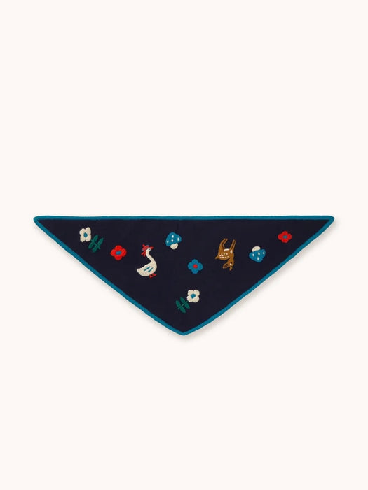 The Tiny Big Sister Fall Bandana in Navy