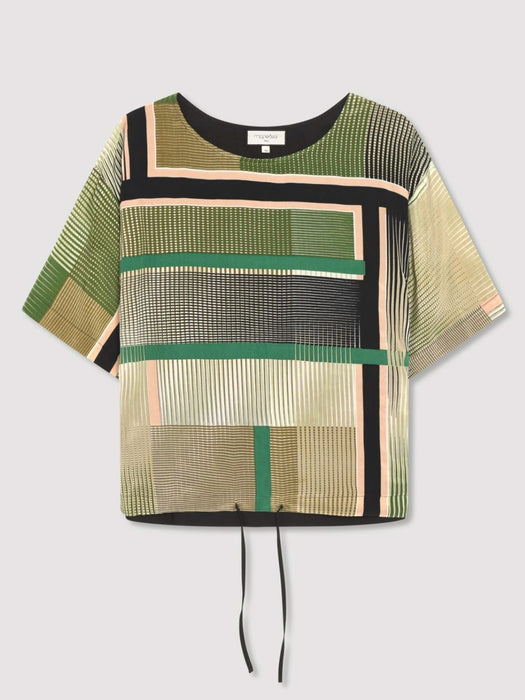Mapoésie Livia Prisme Top in Green