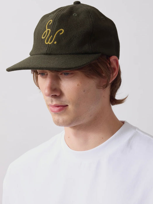 Service Works Monogram Cap in Dark Moss