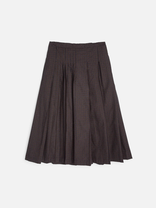 YMC Women Rosetta Skirt in Grey Multi