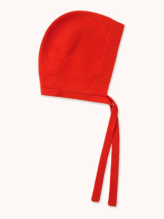 The Tiny Big Sister Knitted Bonnet in Red