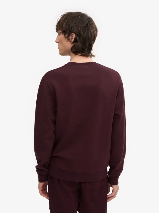 Colorful Standard Classic Crew Sweat in Oxblood Red