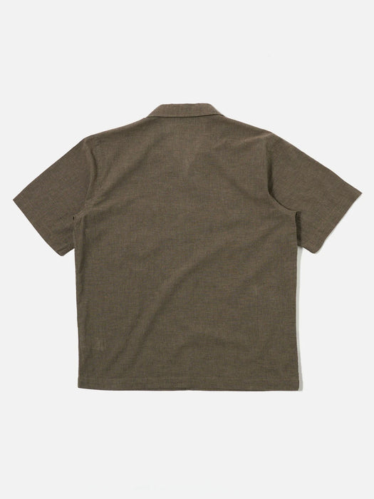 Universal Works Sal Road Shirt in Brown