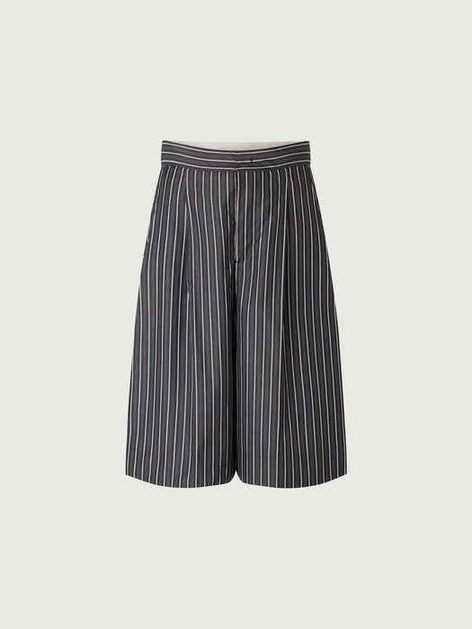 Soeur Henna Shorts in Black / Cardamom Stripe