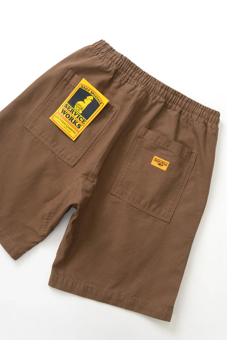 Service Works Classic Chef Shorts in Bark