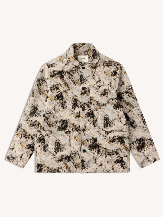 Kestin Ormiston Jacket in Brown Camp Jacquard