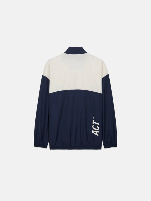 ACT Running Shell Light 1/4 Zip LS in Marine Navy
