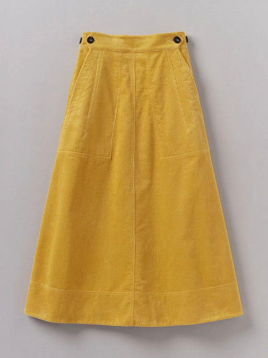 Toast A-Line Skirt in Heliodor Cord