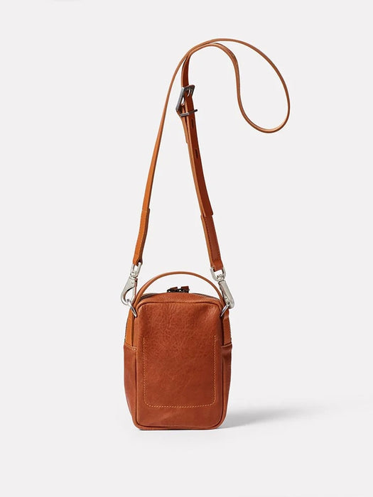 Ally Capellino Hurley Mini Crossbody in Redwood Leather