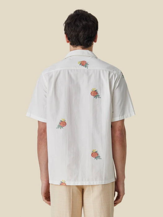 Portuguese Flannel Embroidery Shirt in Bouquet