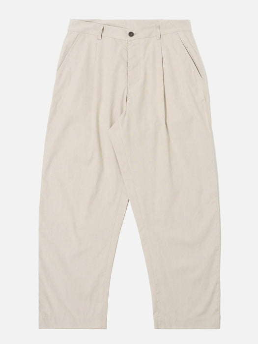 Universal Works Duke Pant in Brown Kennedy Stripe