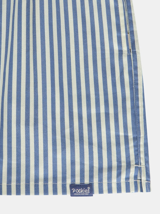 Pockies Boxer Shorts in Blue Stripes