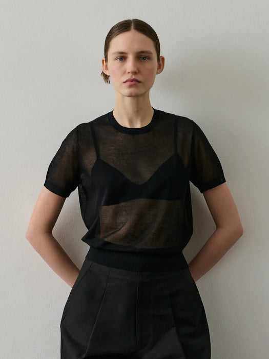 Soeur Dua Pullover in Black