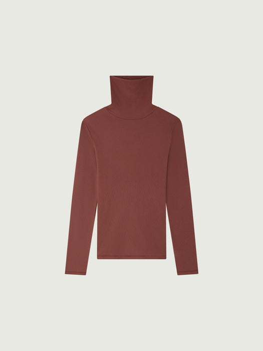 Soeur Amsterdam Roll-neck in Brique