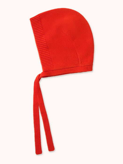 The Tiny Big Sister Knitted Bonnet in Red