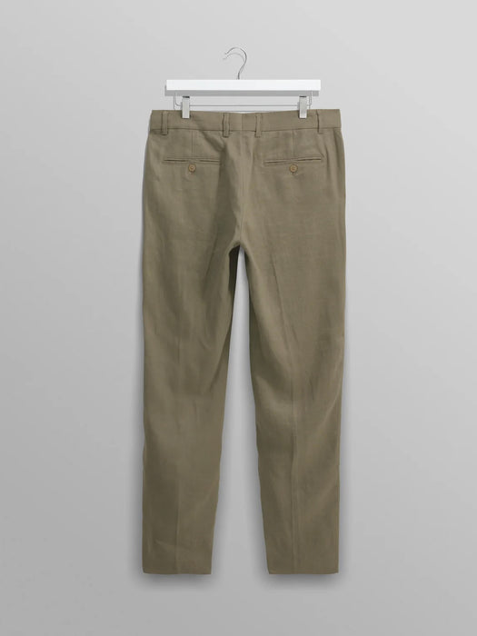 Wax Alp Trouser in Khaki Linen