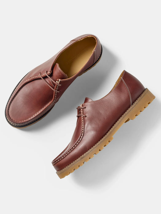 Garment Project Ollie Moc Toe in Brown Leather