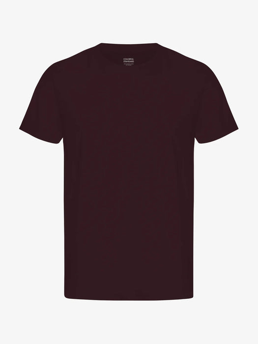 Colorful Standard Classic T-shirt in Oxblood Red
