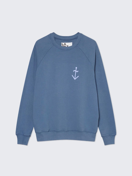 La Paz Cunha Print Sweatshirt in Paz Indigo