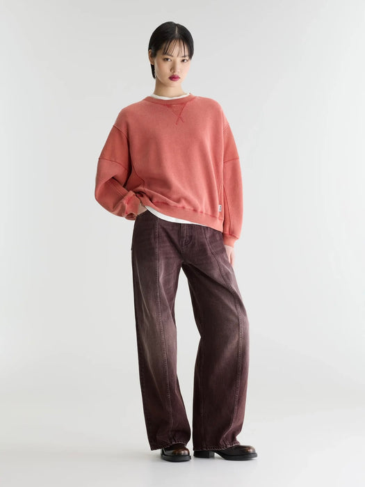 Bellerose Flipos Sweat in Ecarlate