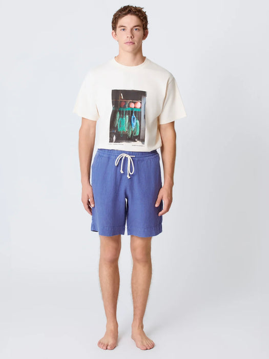 La Paz Pestana Shorts in Indigo Linen