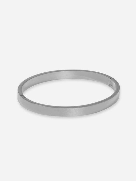 A Weathered Penny Cuff Bracelet in Silver