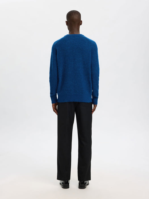 Selected Homme Rai LS Crew Knit in Set Sail